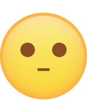 emoji düz ikon vektör çizimi