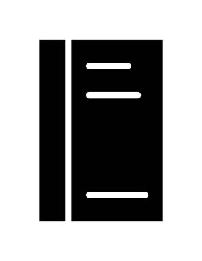 kitap simgesi vektör illüstrasyonu