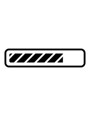 Çubuk simgesi vektör illüstrasyonu yükleniyor