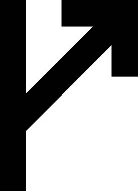 Yol işareti simgesi. vektör illüstrasyonu