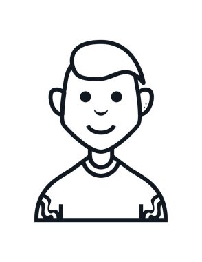 insanlar karakter avatar simgesi vektör illüstrasyonuName