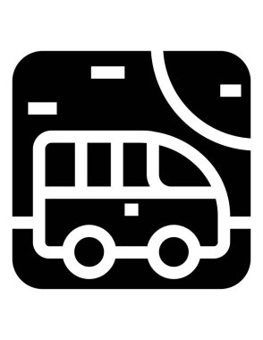 Düz vektör simgesi taşı