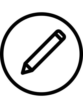 kalem satırı vektör simgesi