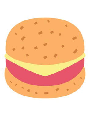 yemek yemek vektör illüstrasyonu 