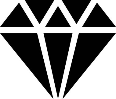 Elmas vekotr illüstrasyon, mücevher kavramı 