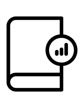 kitap simgesi vektör illüstrasyonu