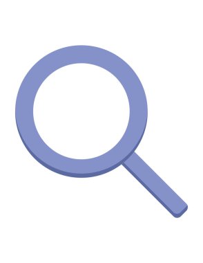 Arama simgesi vektör illüstrasyonu