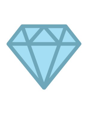 Elmas vekotr illüstrasyon, mücevher kavramı 