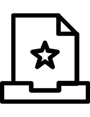 dosya belgesi düz simge vektör çizimi