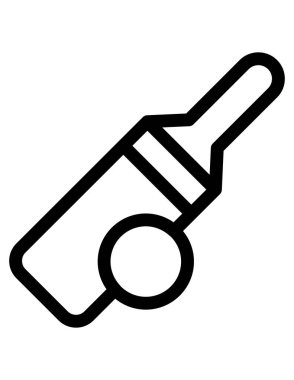 bıçak çizgisi vektör simgesi