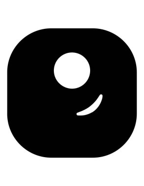 emoji düz ikon vektör çizimi