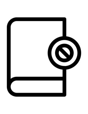 kitap simgesi vektör illüstrasyonu