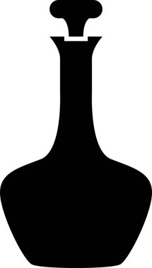 şişe simgesi vektör illüstrasyonu