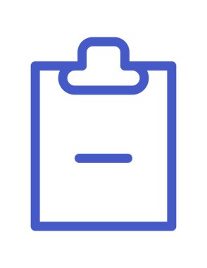 Görev simgesi vektör illüstrasyonlu dizin