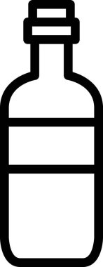 şişe simgesi vektör illüstrasyonu
