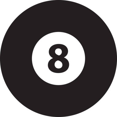 Sekiz numaralı vektör simgesi