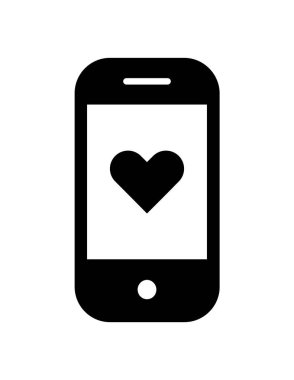 akıllı telefon simgesi vektör illüstrasyonu