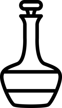 şişe simgesi vektör illüstrasyonu