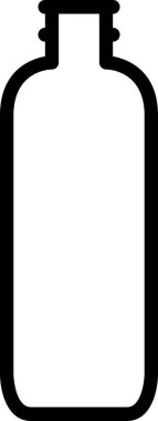 şişe simgesi vektör illüstrasyonu