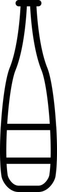 şişe simgesi vektör illüstrasyonu