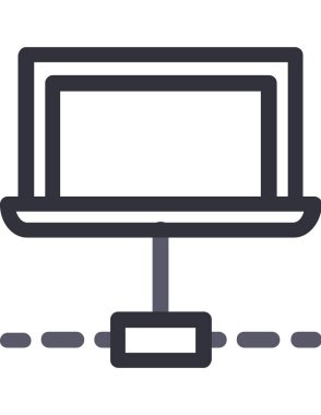 bilgisayar ve aygıt vektör simgesi