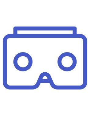 Kadın kozmetik vektör ikonu. bicolor düz sembol, kobalt ve cyan renkler, yuvarlak açılar, beyaz