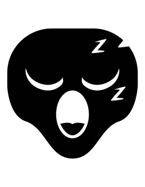 Uzaylı simgesi vektör illüstrasyonu