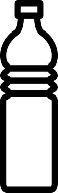 şişe simgesi vektör illüstrasyonu