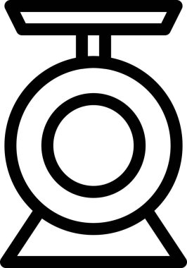 Otel hattı vektör simgesi