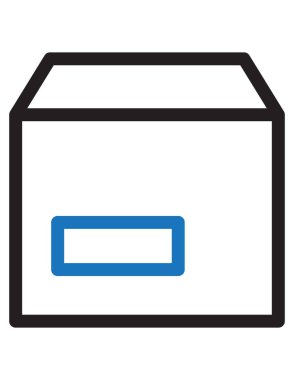 çevrimiçi alışveriş düz simgesi vektör illüstrasyonu