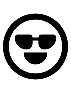 Gözlük vektör simgesi. biçim iki renkli düz sembol, gri ve cyan renkler, yuvarlak açılar, beyaz arkaplan