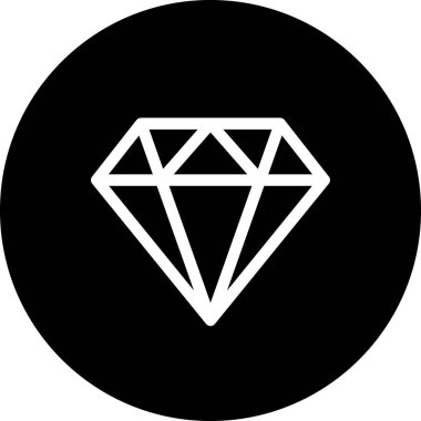 Elmas vekotr illüstrasyon, mücevher kavramı 