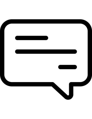 iletişim konsepti düz ikon vektör çizimi