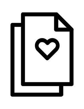 dosya belgesi düz simge vektör çizimi