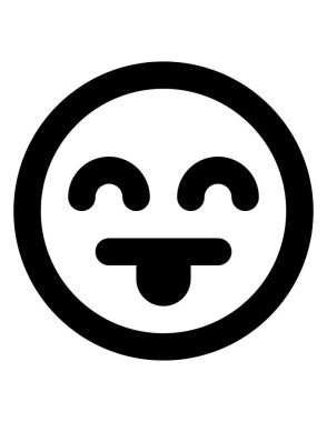 kızgın yüz çizgisi simgesi