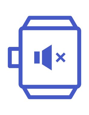 smartwatch simge vektör çizimi