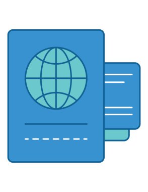 seyahat web simgesi vektör illüstrasyonu
