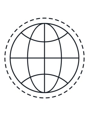 seyahat web simgesi vektör illüstrasyonu