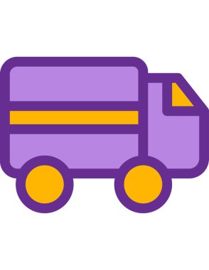 çevrimiçi alışveriş düz simgesi vektör illüstrasyonu