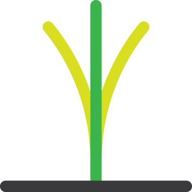 ağaç simgesi vektör illüstrasyonu