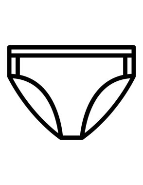 iç çamaşırı ikonu vektör illüstrasyonu