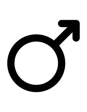 cinsiyet ikonu vektör illüstrasyonu