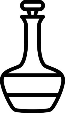 şişe simgesi vektör illüstrasyonu