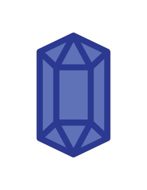 Beyaz arkaplanda vektör, küp simgesi