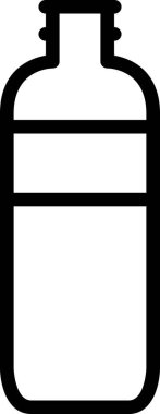 şişe simgesi vektör illüstrasyonu