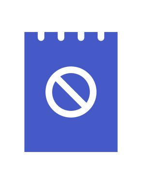 not simgesi vektör illüstrasyonu