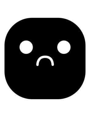 emoji düz ikon vektör çizimi