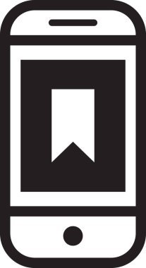 akıllı telefon simgesi vektör illüstrasyonu