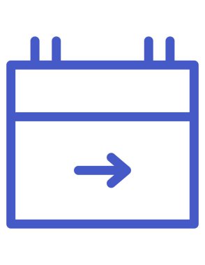 zaman zamanlama simgesi vektör illüstrasyonu