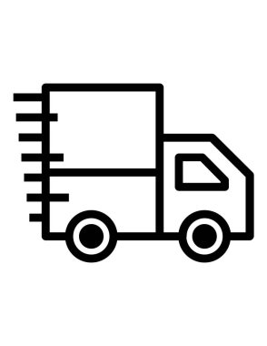 dağıtım hattı vektör simgesi.